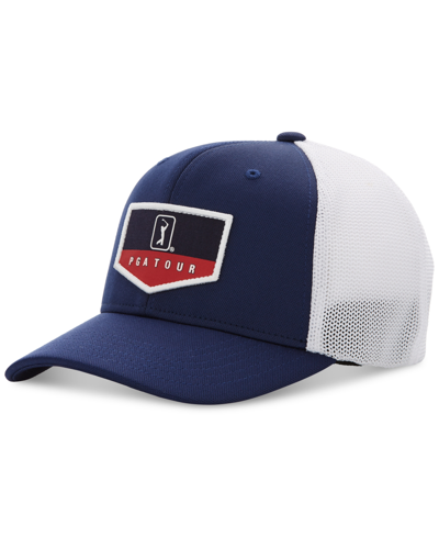 Pga Tour Men's American Trucker Style Golf Hat In Peacoat