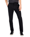Perry Ellis Portfolio Men's Slim-fit Performance Stretch Solid Herringbone Dress Pants In Charcoal