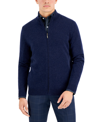 CLUB ROOM MEN'S FULL-ZIP CASHMERE SWEATER, CREATED FOR MACY'S