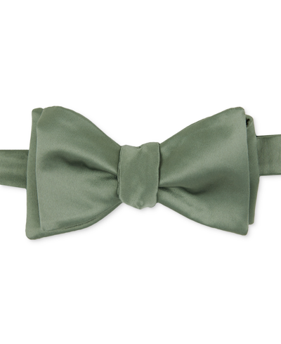 Construct Men's Satin Self-tie Bow Tie In Ivy