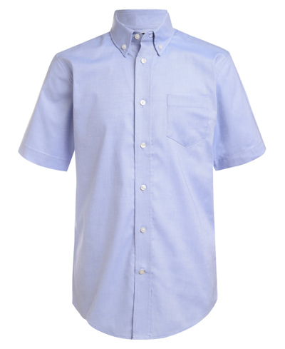 Nautica Big Boys Stretch Oxford Shirt In Ox Blue