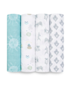 ADEN BY ADEN + ANAIS BABY BOYS OR BABY GIRLS PRINTED SWADDLE BLANKETS, PACK OF 4