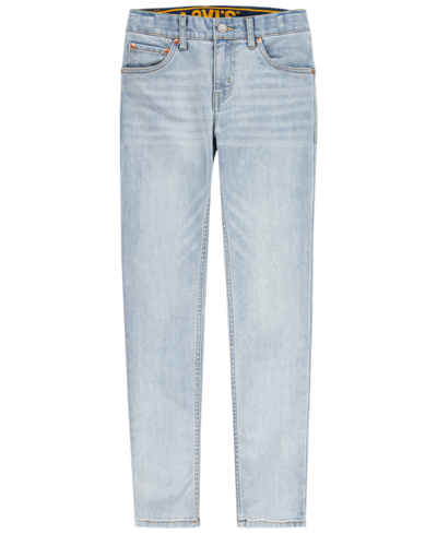 Levi's Kids' Big Boys 510 Skinny Fit Everyday Performance Jeans In Bauhaus Blues