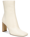 Sam Edelman Women's Anika Square-toe Booties Women's Shoes In Modern Ivory/chai Cream