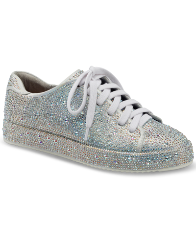Inc International Concepts Women's Lola Sneakers, Created For Macy's In Silver Bling