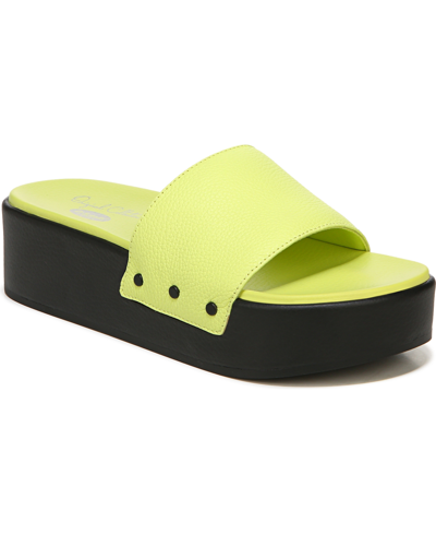 Dr. Scholl's Original Collection Dr. Scholl's Women's Original Collection Pisces Max Slides In Lime Leather