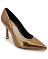Kenneth Cole New York Romi Pump Womens Pointed Toe Slip On Pumps In Bronze