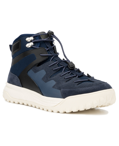 Hybrid Green Label Men's Casual Squill Sneakers In Navy
