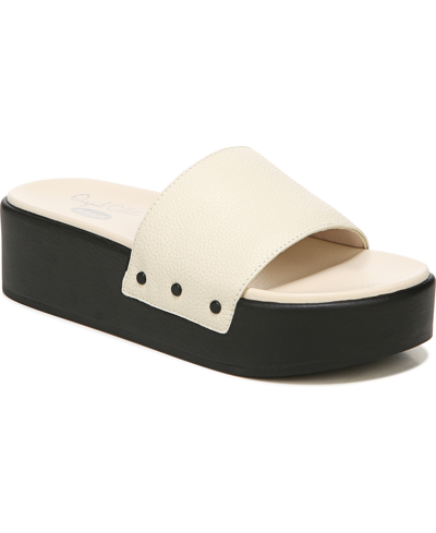 Dr. Scholl's Original Collection Dr. Scholl's Women's Original Collection Pisces Max Slides Women's Shoes In Beige Leather
