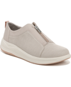 Bzees Take It Easy Sneaker In Taupe Shimmer Fabric
