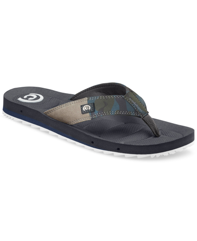 Cobian Men's Hobgood Draino Flip Flop Sandal Men's Shoes In Ocean Camo