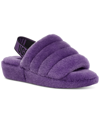 Ugg Fluff Yeah Faux Fur Slingback Sandal In Mussel Shell