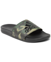 Adidas Originals Adidas Men's Adilette Comfort Slide Sandals From Finish Line In Black
