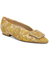 Sam Edelman Women's Janina Slip-on Embellished Flats Women's Shoes In Tumeric Brocade