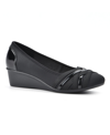 Cliffs By White Mountain Bowie Wedge Pump In Black Nylon