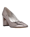 Marc Fisher Women's Caitlin Dress Pumps Women's Shoes In Pewter Snake