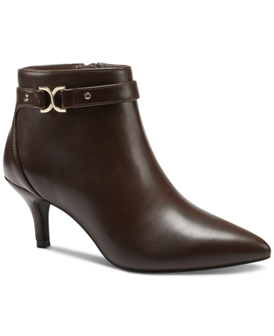 Charter Club Women's Pixxy Dress Booties, Created For Macy's In Brown