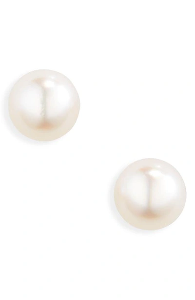 Mikimoto Akoya Pearl Stud Earrings In Neutral