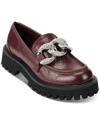 Karl Lagerfeld Women's Giana Lug Loafer Flats Women's Shoes In Brown