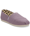Toms Women's Alpargata Heritage Recycled Slip-on Flats Women's Shoes In Elderberry Heritage Canvas