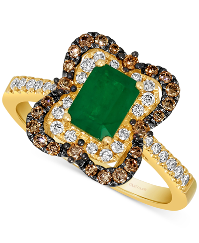 Le Vian Emerald (3/4 Ct. T.w.) & Diamond (1/2 Ct. T.w.) Ring In 14k Gold