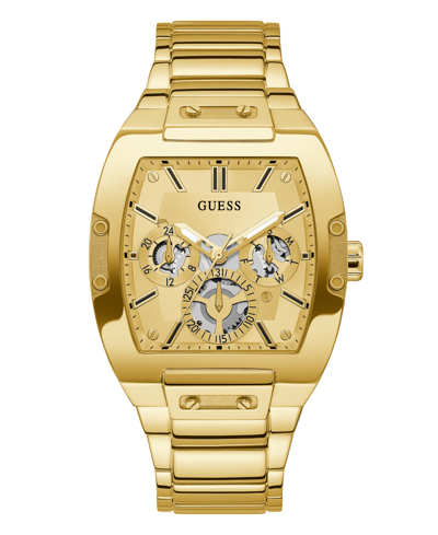 Guess Men's Gold-tone Stainless Steel Bracelet Watch 43mm