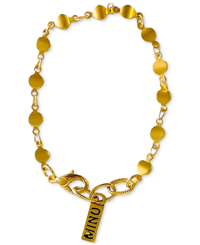 Minu Jewels Gold-tone Deco Chain Bracelet