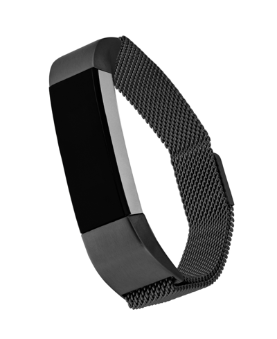 Withit Black Stainless Steel Mesh Band Compatible With The Fitbit Alta And Fitbit Alta Hr
