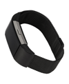 WITHIT BLACK STAINLESS STEEL MESH BAND COMPATIBLE WITH THE FITBIT CHARGE 2