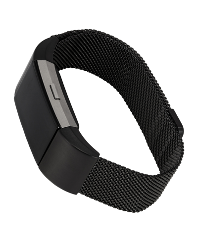 Withit Black Stainless Steel Mesh Band Compatible With The Fitbit Charge 2