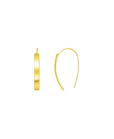 And Now This Rectangular Wire Hook Earring In Gold Plated