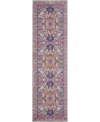 Long Street Looms Zeal Zea20 2'2" X 7'6" Runner Rug In Silver
