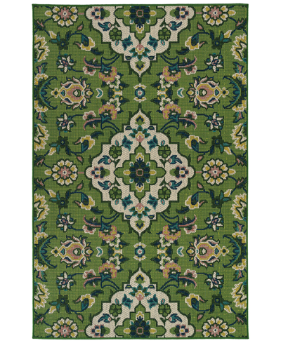 Tamara Day Lee Boulevard Tdl07 2'5" X 3'9" Outdoor Area Rug In Green