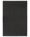 Liora Manne Calais Solid 7'6" X 9'6" Outdoor Area Rug In Charcoal