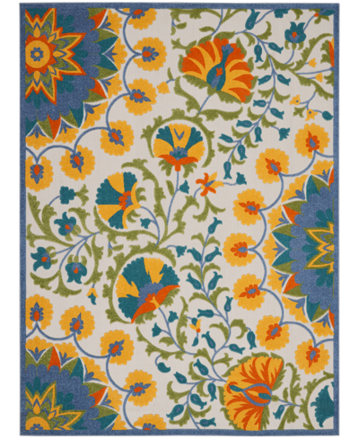 Nourison Aloha Alh22 7' X 10' Outdoor Area Rug In Multi