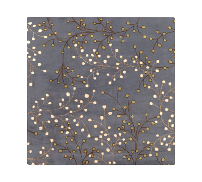 Surya Athena Ath-5125 Navy 6' Square Area Rug