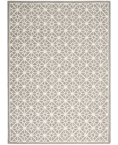 Nicole Curtis Series 2 Sr201 3'9" X 5'9" Area Rug In Gray