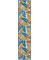 Nourison Aloha Alh18 2'3" X 10' Runner Rug In Ivory
