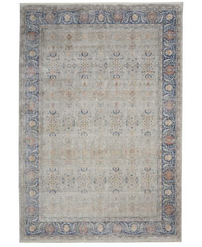 Nourison Starry Nights Stn08 8' X 10' Area Rug In Gray