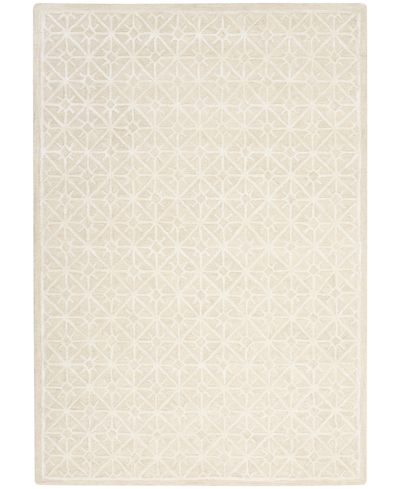 Nicole Curtis Series 2 Sr201 3'9" X 5'9" Area Rug In Ivory