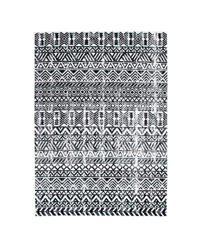 Main Street Rugs Craley 7022 5' X 7' Area Rug In Gray
