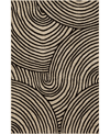 Bobby Berk By Karastan Series 3 Remolino 8' X 11' Area Rug In Onyx