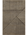 Bobby Berk By Karastan Series 3 Linea 5'3" X 7'10" Area Rug In Onyx