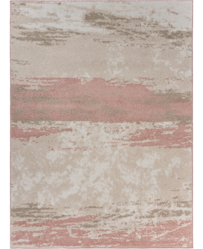 Lr Home Steppe Spe81542 5'2" X 7'2" Area Rug In Ivory,rose