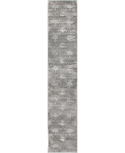 Marilyn Monroe Glam Mmg003 2' X 10' Area Rug In Gray