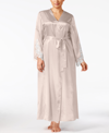Flora By Flora Nikrooz Plus Size Satin Stella Robe In Almond