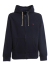 POLO RALPH LAUREN PONY EMBROIDERED ZIPPED HOODIE