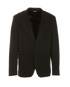 Dolce & Gabbana Pinstripe Single-breasted Blazer In Black
