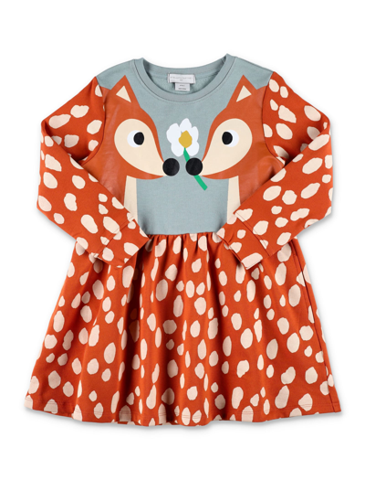 Stella Mccartney Bambi Sweatdress In Brown