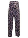 Etro Paisley Denim Trousers In Blu